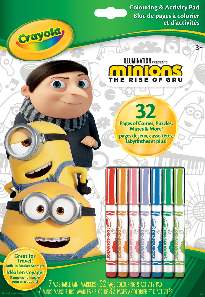 Crayola Colouring & Activity Book, Minions