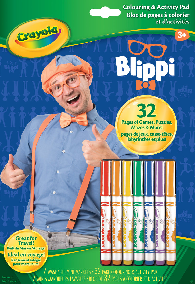 Crayola Colouring & Activity Book, Blippi