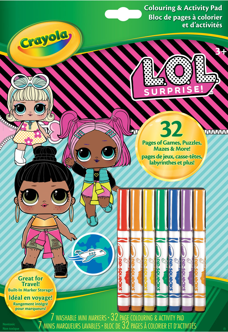 Colouring & Activity Pad with Markers, L.O.L. Surprise!