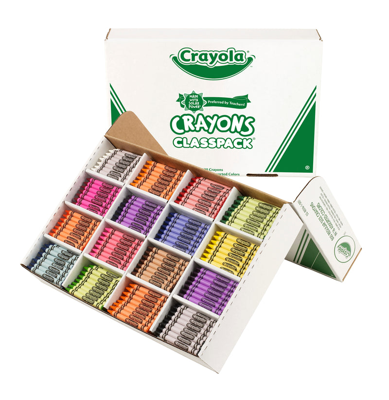 Crayola Crayon Classpack, 800 Count - 16 Colours