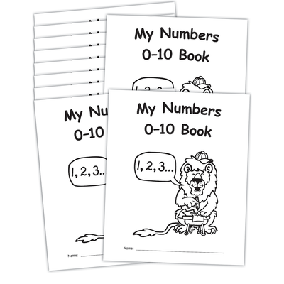 My Own Books: My Numbers 0–10 Book, 10-pack-shop.theteacherscrate