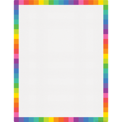 Colorful Blank Write-On/Wipe-Off Chart-shop.theteacherscrate