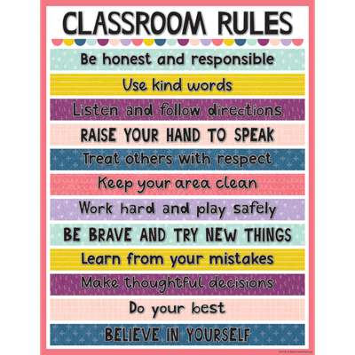 Oh Happy Day Classroom Rules Chart-shop.theteacherscrate