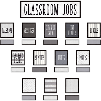 Modern Farmhouse Classroom Jobs Mini Bulletin Board-shop.theteacherscrate