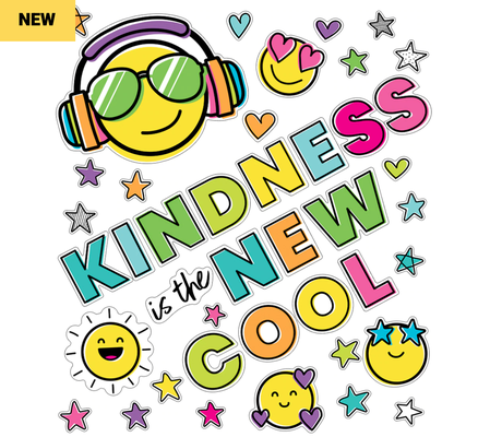 Kindness Is the New Cool Bulletin Board Set-shop.theteacherscrate