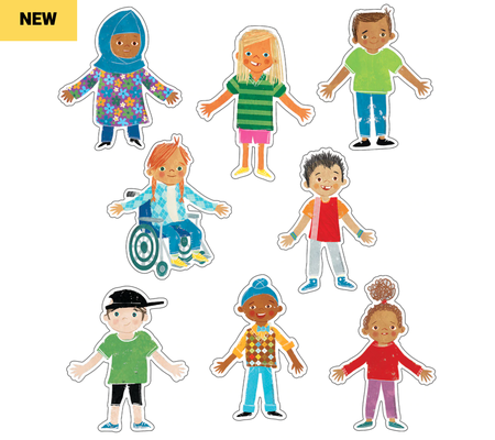 All Are Welcome Kids Cut-Outs-shop.theteacherscrate