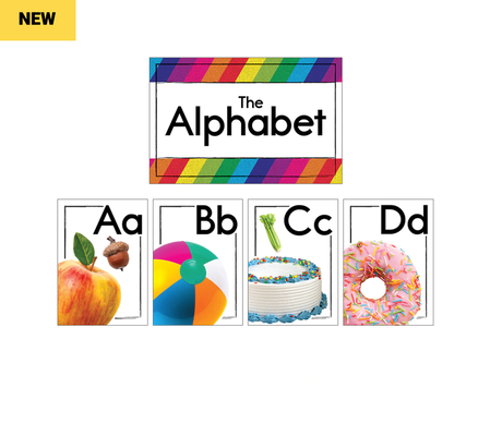 Photographic Alphabet Bulletin Board Set Grade K-2-shop.theteacherscrate