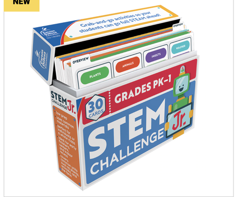 STEM Challenge, Jr. Learning Cards Grade PK-1-shop.theteacherscrate