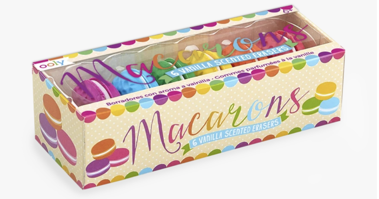 Macarons Vanilla Scented Erasers-shop.theteacherscrate
