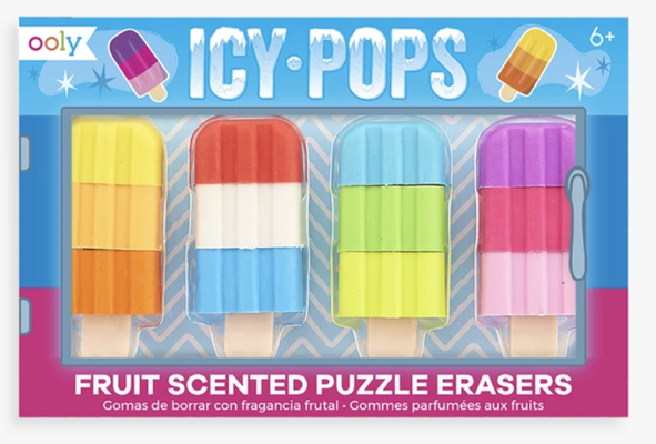 Icy Pops Scented Puzzle Erasers-shop.theteacherscrate
