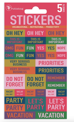 In Any Event Planning Stickers-shop.theteacherscrate