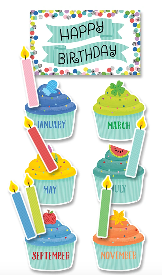 Color Pop Birthday Mini Bulletin Board