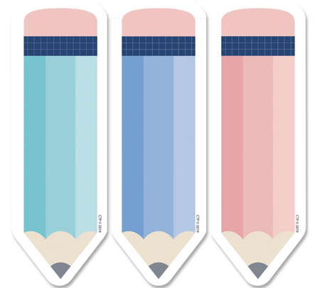 Calm & Cool Pencils 6" Designer Cut-Outs