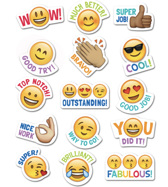 Emoji Fun Rewards Stickers