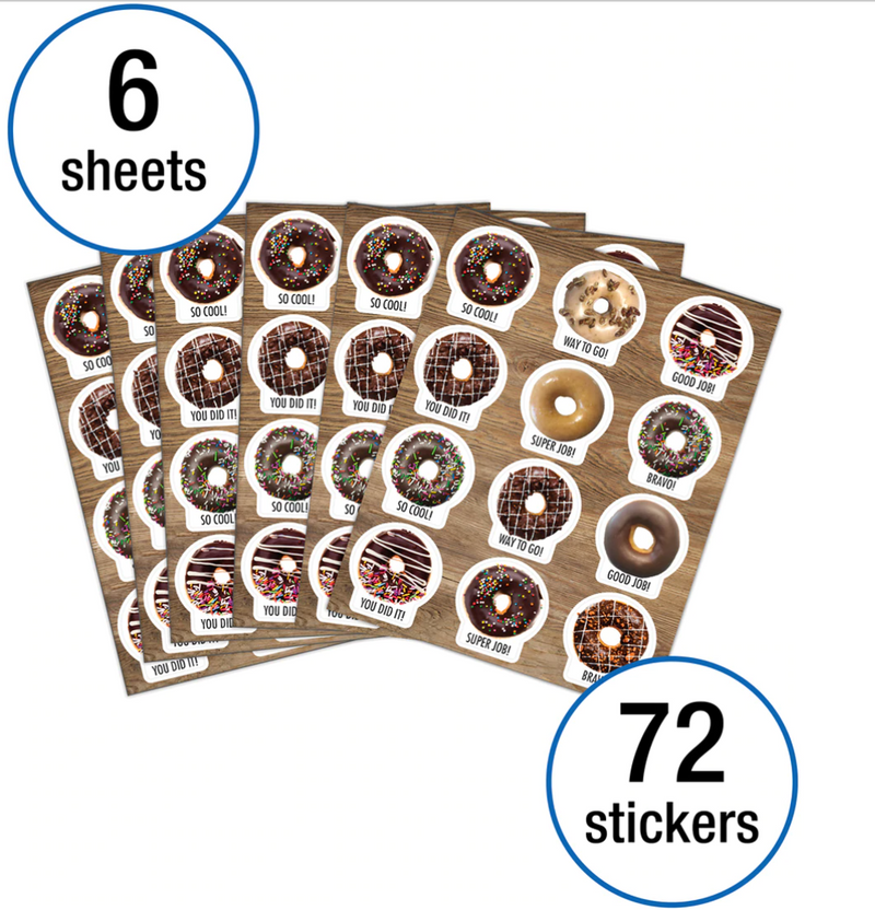Donuts Motivational Stickers
