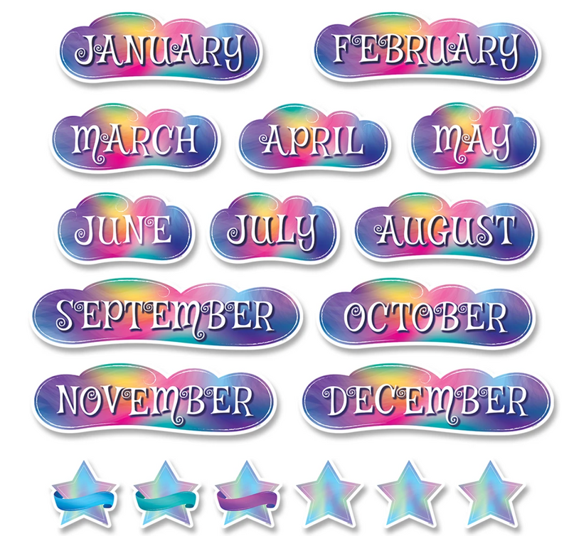Mystical Magical Months of the Year Mini Bulletin Board