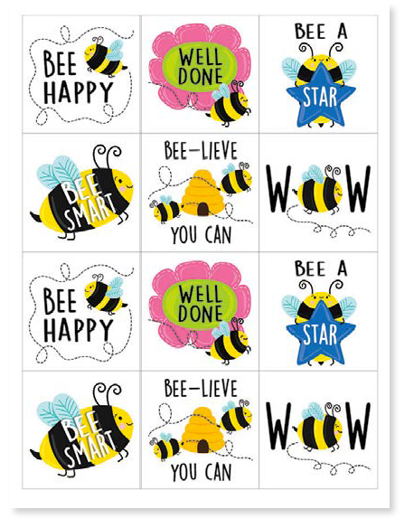 Busy Bees Stickers