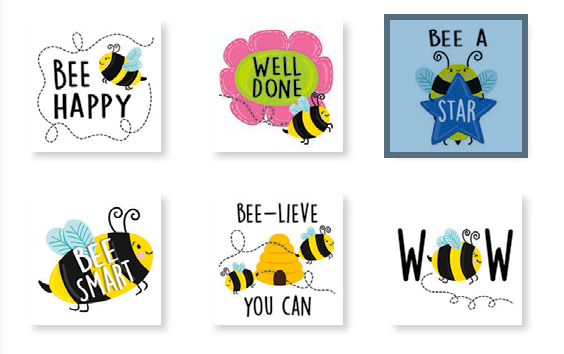 Busy Bees Stickers