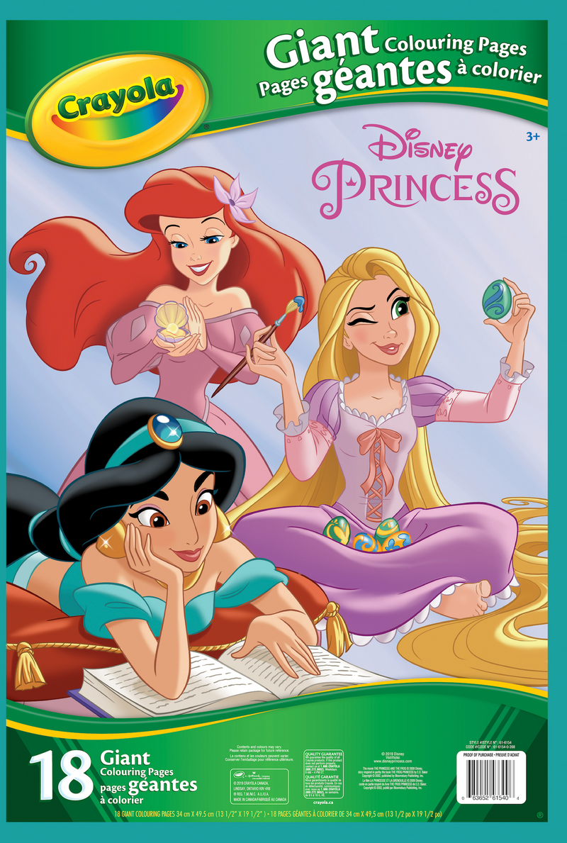 Crayola Giant Colouring Pages, Disney Princess
