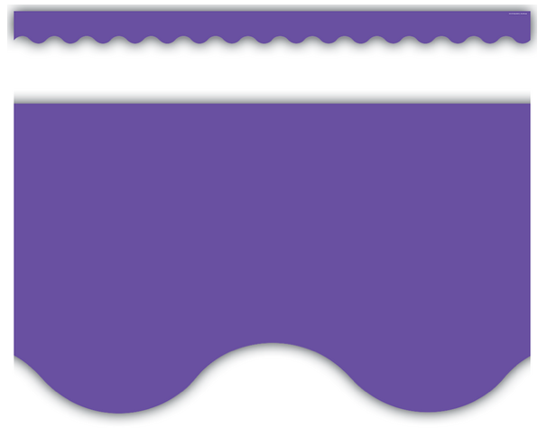 Ultra Purple Scalloped Border Trim
